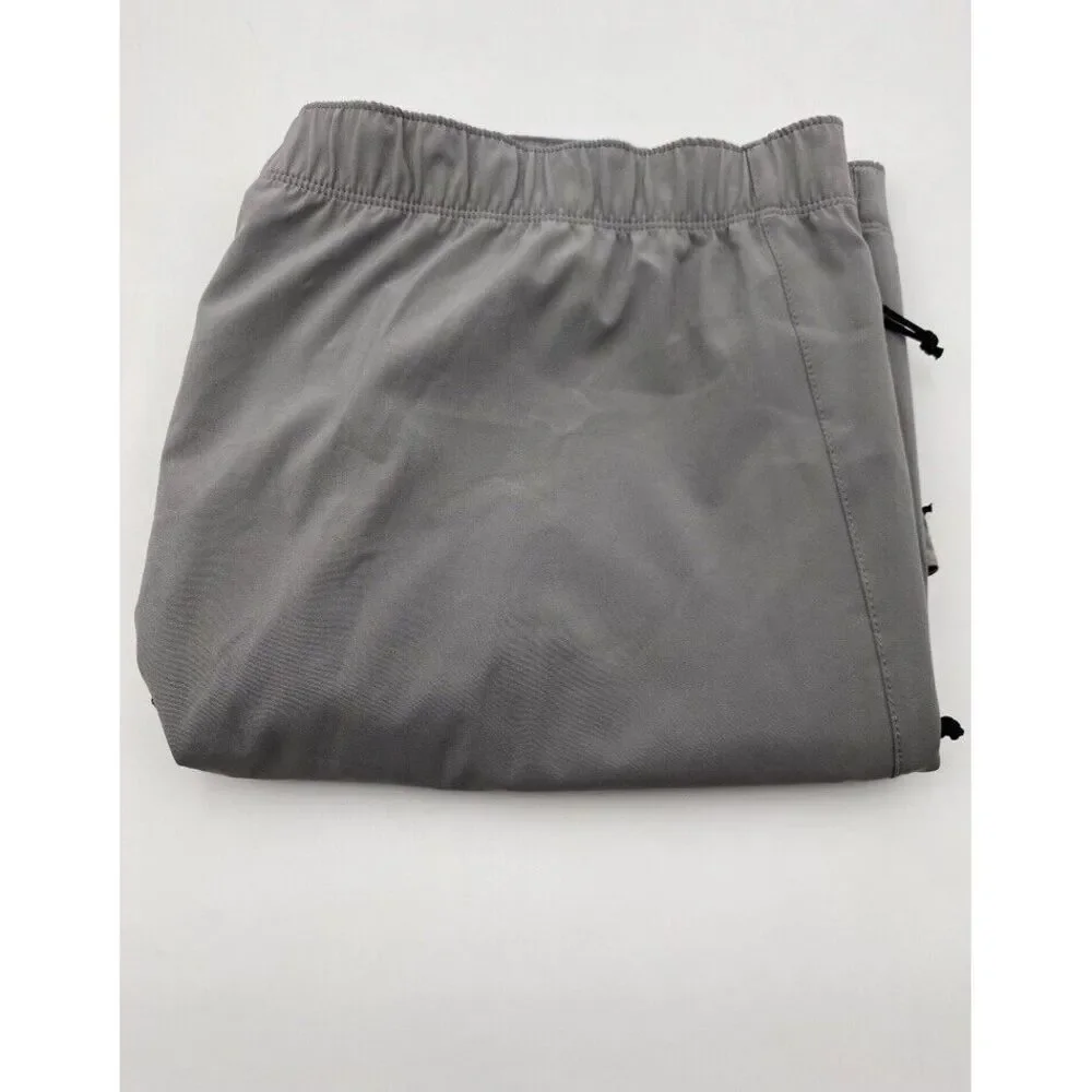 The North Face Shorts Mens 40‎ Gray Pockets Zip Belt Inseam 12